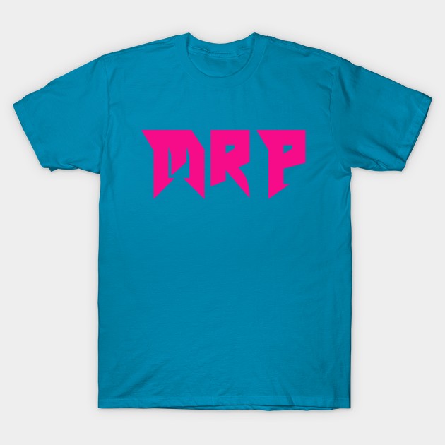 Pink MRP Knives AI Inspired Logo T-Shirt by machineroom